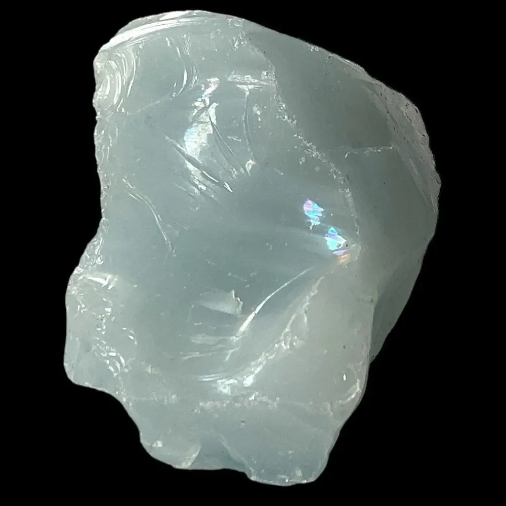 Opalescent Art Glass Cullet Glowing‎ Manganese Slag Glass #4GX187